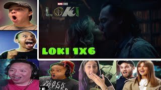 Reactors Reaction To Sylvie kiss Loki | LOKI EPISODE 6 REACTION COMPILATION | LOKI EPISODE 6