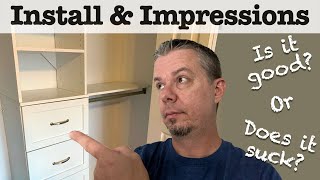 CloseMaid BrightWood closet organizer install & impressions #diy by Ryder in Motion 51,566 views 2 years ago 9 minutes, 20 seconds