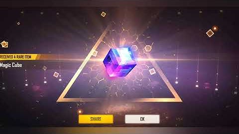 Exchange Magic cube from magic cube fragments Garena free fire