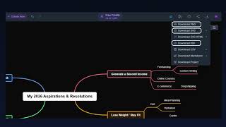 How to Download Mind Maps as PNG, SVG, or PDF | MindMap AI
