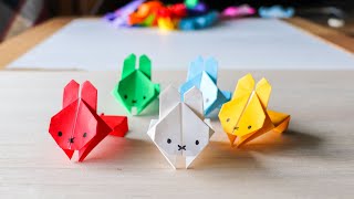 Origami Jumping Rabbit【かんたん折り紙】ぴょんぴょん跳ねるうさぎの折り方 screenshot 1