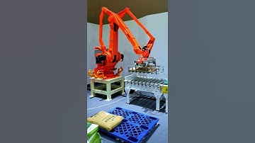 Versatile Palletizing Applications with Industrial Robots#industrialrobots #palletizingrobots