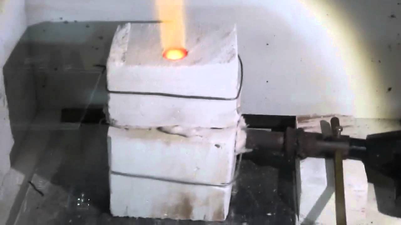 Copper pour in Water