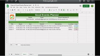 Good Events Planner Add-on