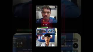 why bro keep slapping the screen? is that a technique or something? #stream #twitch #mog #omoggle