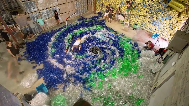 2/3 - Photographer shoots 10,000 used Plastic Bottles and a Mermaid - #MermaidsHatePla...