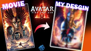 AVATAR FIRE AND ASH MOVIE POSTER ! Manipulation Poster | Photoshop Tutorial