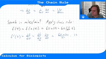 Module 6 - Video 2 - The Chain Rule