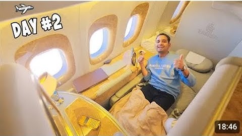 Visiting country of oil and gas- in business class for flight✈️