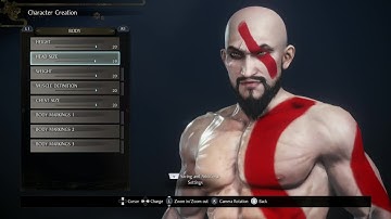 Kratos Character Creation - Nioh 2