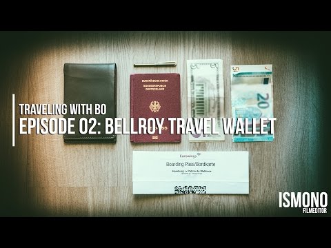 Traveling with Bo // Bellroy Travel Wallet. (Episode 02)