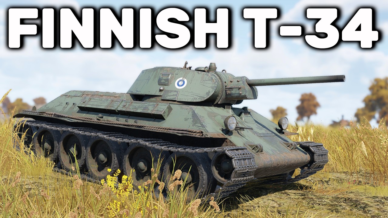 T-34 Soviet Tank, Finnish Heart | War Thunder Gameplay
