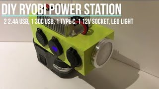 DYI Ryobi 18V One+ Powerstation