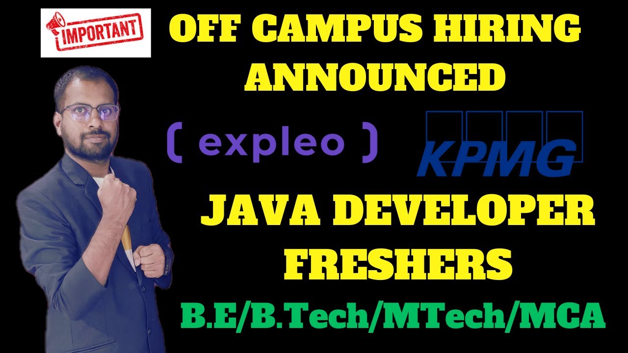 Expleo Biggest Hiring Announced For Freshers As a Java Developer | 4.5 ...