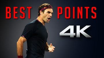 Roger Federer - Best Points in 4K | Insane Highlights