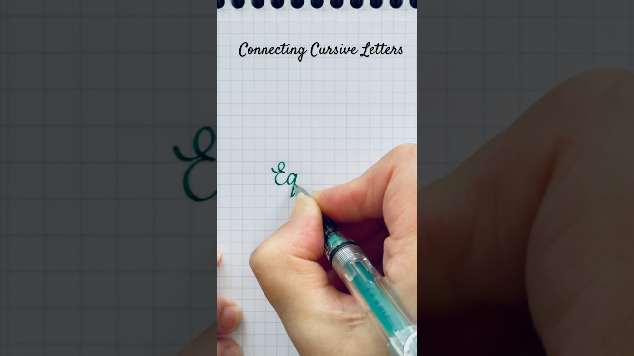 How to Connect Cursive Letters | cursive handwriting | 2026 | handwriting | practice | asmr