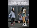 Their height difference 😭😂!!#kpop #viralvideo #fypシ゚ #trending #edit #shorts #jisoo #lisa #blackpink