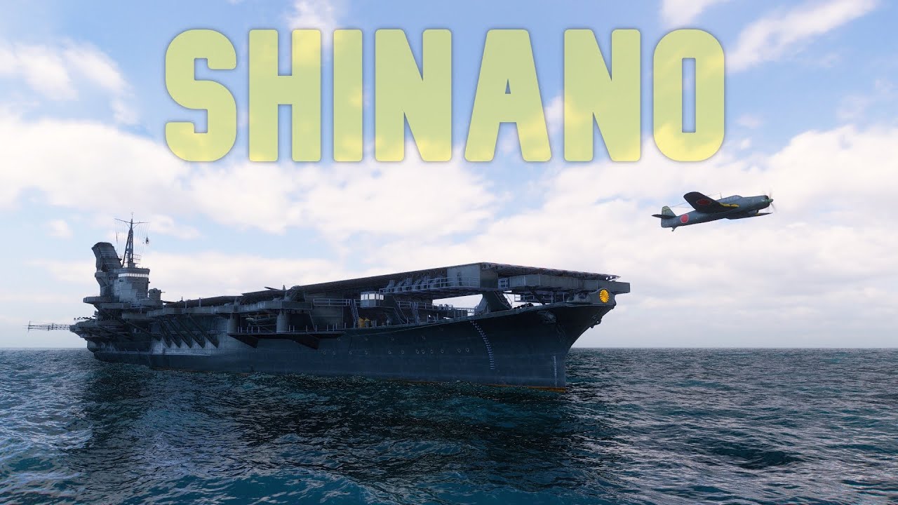 World of WarShips Shinano - Overhead Firepower – 22 Citadel Hits!