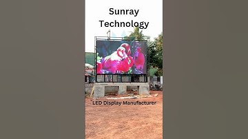 Unleashing the Power LED Display from Sunray Technology #ledmanufacturer #led  #screen #leddisplay