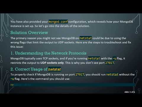 Troubleshooting MongoDB Connection: Why Port 27017 Isn't Found?