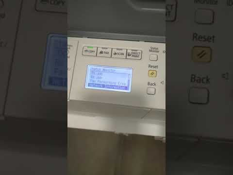 How to view ip address setting in canon ir.1435if