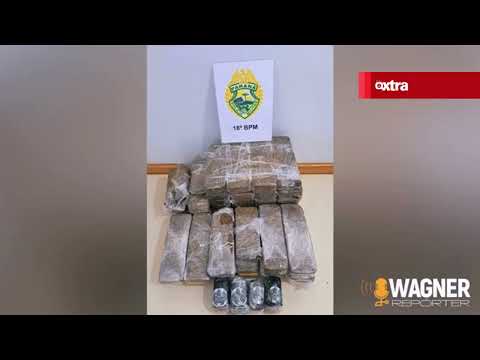 Motociclista bate, espalha mais de 30 kg de drogas na rodovia, rende motorista e foge com carro