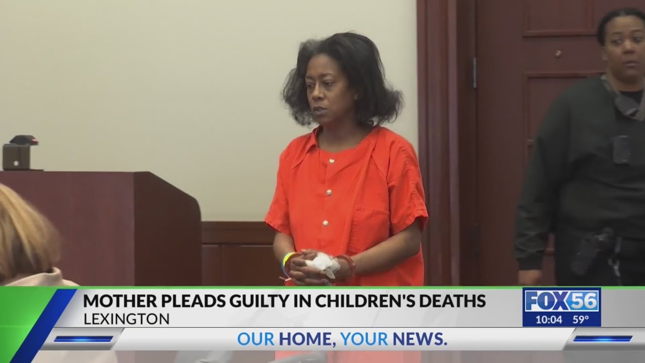 Lexington mother pleads guilty in stabbing death of her children - YouTube