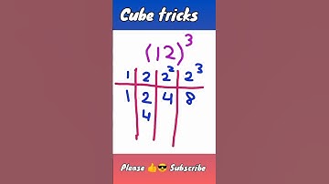 CUBE TRICKS ! CUBE OF ANY 2 DIGIT NUMBER ! #maths #shorts