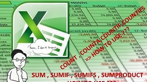 VBA Exel|Macro|Bài 26-2| Hàm Trong VBA| SUM,SUMIF,SUMIFS ,SUMPRODUCT,COUNT, COUNTA ,COUNTIF,COUNTIFS