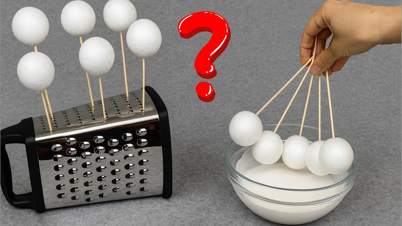 🤑💖 Вы не поверите! СМОТРИТЕ, что я сделала с шариками из пенопласта!