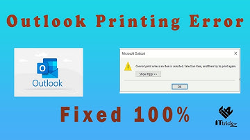 Fix "Cannot Print Unless an Item is Selected" Issue in Outlook | Step-by-Step Guide [Solved 100%]