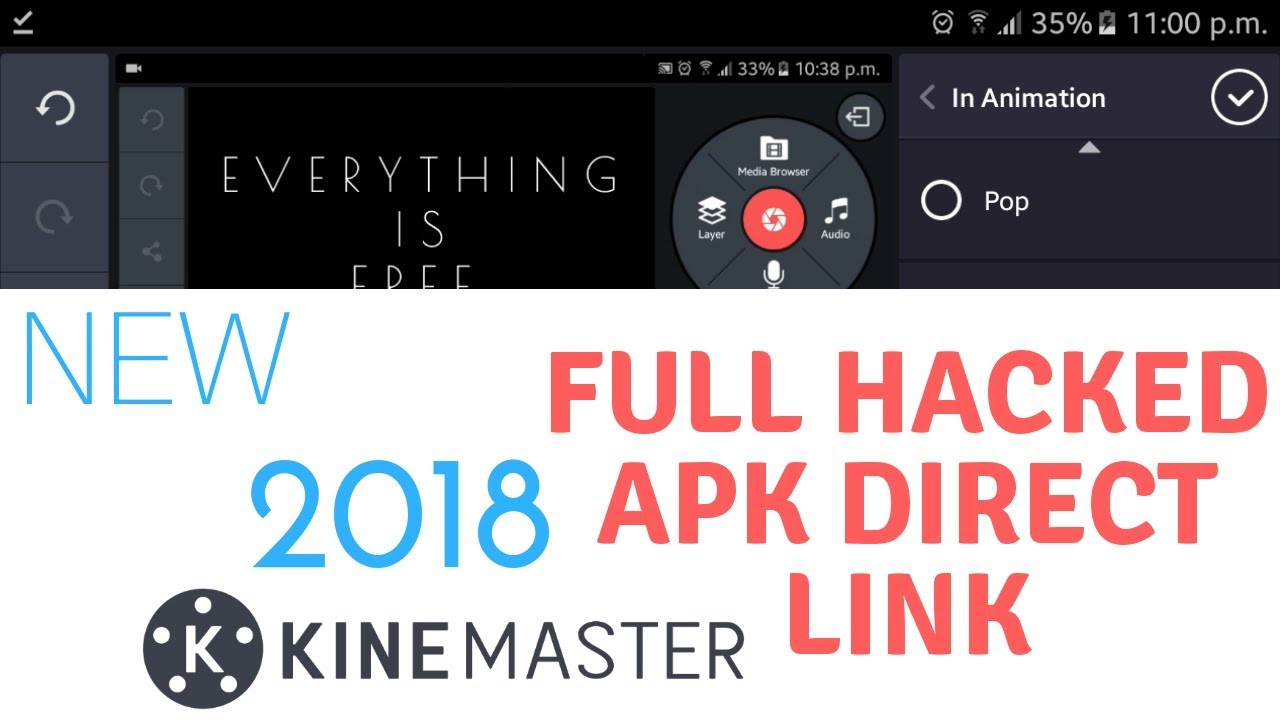 2018 Kinemaster full unlocked apk free download