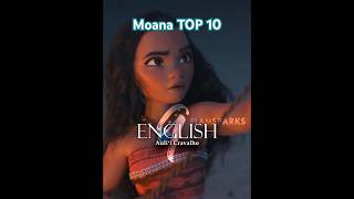 Ranking Moanas TOP 10 versions