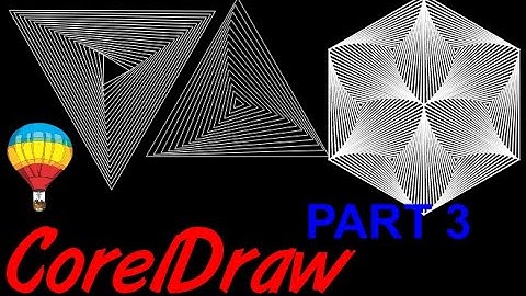 Corel Draw Tips & Tricks Rotate and Contour to make this Part 3