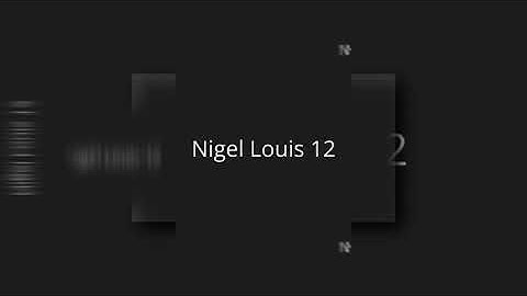 (YTPMV) Nigel Louis 12 Logo Scan