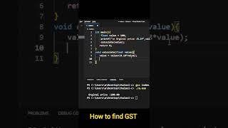 How to find GST in C language #coding@coderscoding #programming #learn