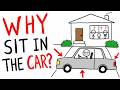 Why Do Men Sit In Their Cars After Work? #funny