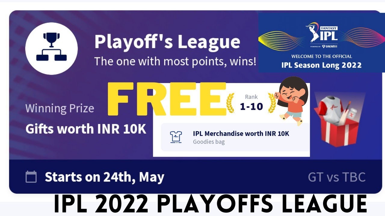 Tata IPL 2022 Official Fantasy League - New Playoffs League || All You Need To Know ||