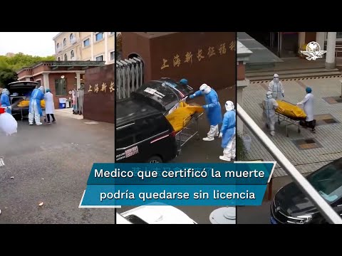 Rumbo a la morgue, hombre de la tercera edad revive en China ante la mirada de médicos que lo llevan