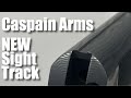 Caspian Arms NEW Sight Track on a Damascus Slide Titanium Frame and Ed Brown Bob-Tail