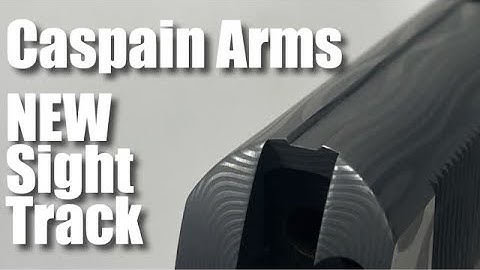 Caspian Arms NEW Sight Track on a Damascus Slide Titanium Frame and Ed Brown Bob-Tail