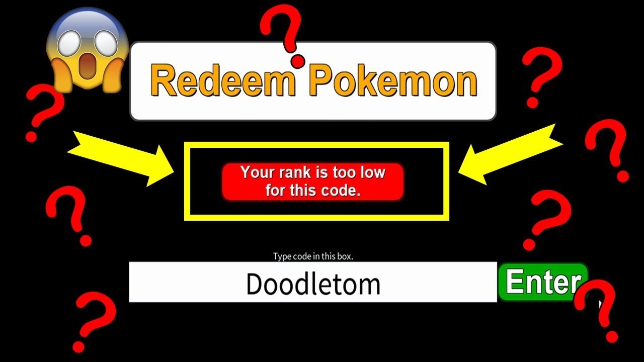 Your Rank Is Too Low For This Code Project Pokemon Roblox Youtube - does a yungoos on project pokemon on roblox evolve
