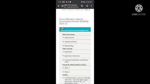 AICTE PMSSS  advertisment.registration 2021-2022 started.rashid geelani