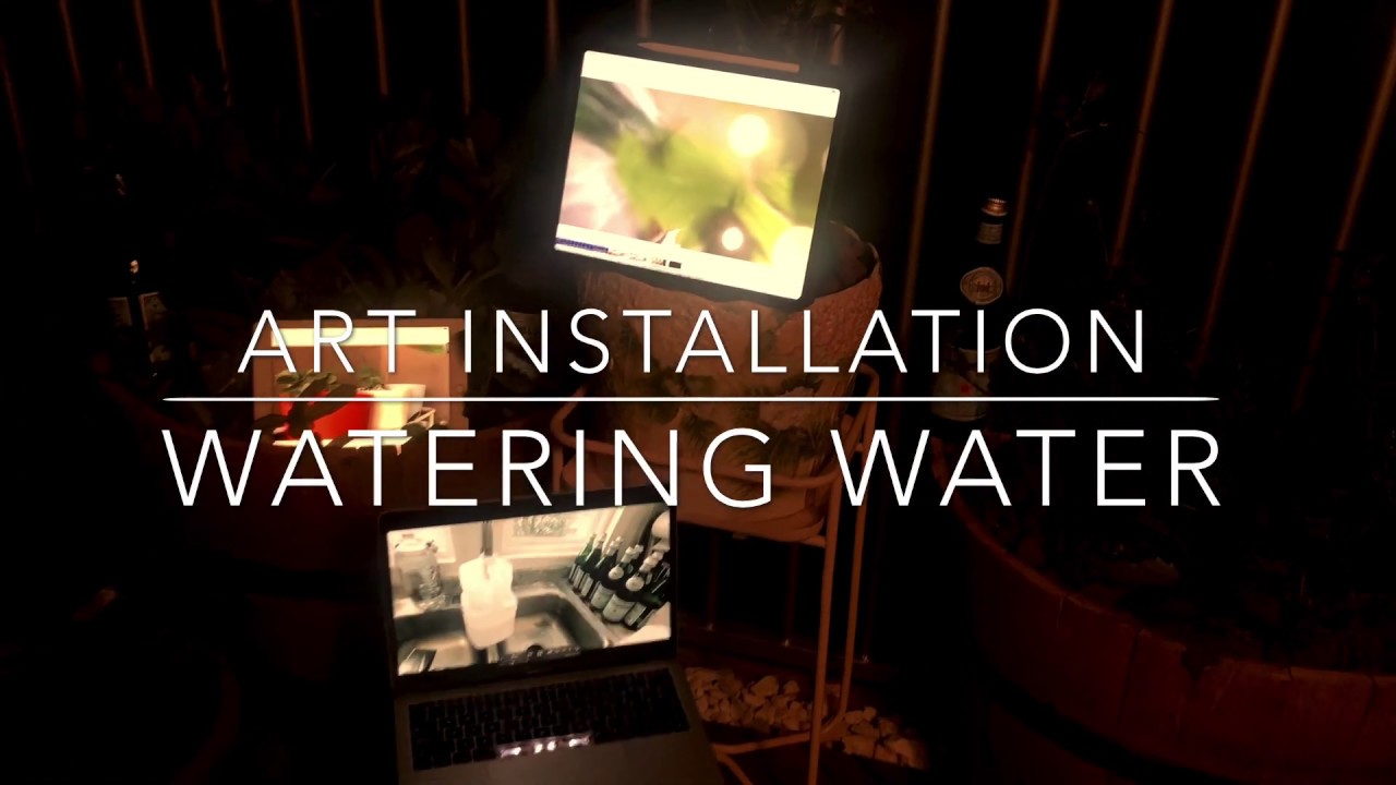 Watering Water Art Installation YouTube
