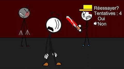 (N64 French Bootleg) Henry stickmin Saves The Day: Game over