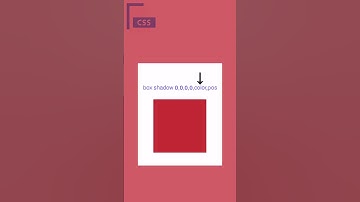 تعلم لغة css في دقيقة : تعلم ظلال العناصر box shadow #css #howtodothis #تعلم #برمجة_الويب