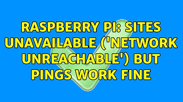Raspberry Pi: Sites unavailable (