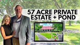 57-Acre Private Estate For Sale in Barney, GA | Pond, Gated & Farmhouse Charm 57-Acre Private Estate For Sale in Barney, GA | Pond, Gated & Farmhouse Charm