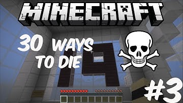 Minecraft - Custom Puzzle Map(30 Ways to Die) - Part 3