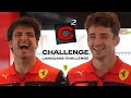 C challenge  language challenge with carlos sainz and charles leclerc